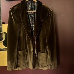 Tallia brown suede blazer